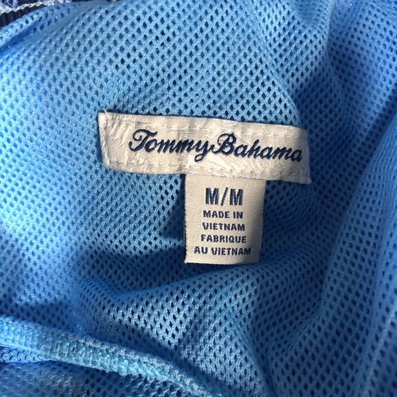 Tommy Bahama Men's Blue Ombre Lined Naples Palm Tree Swim Shorts - Size M - Picture 9 of 15